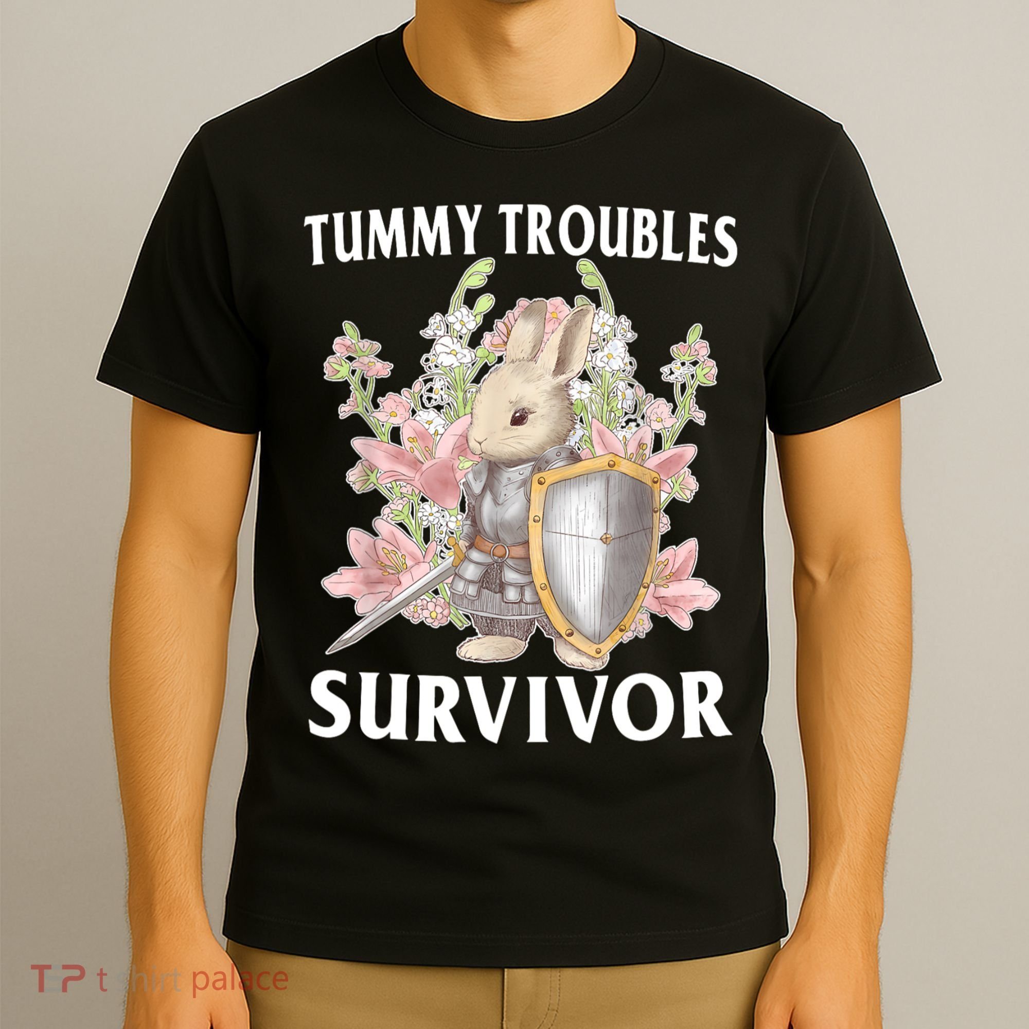 Tummy Troubles Survivor Funny Sarcastic Ibs Humor Statement T-Shirt