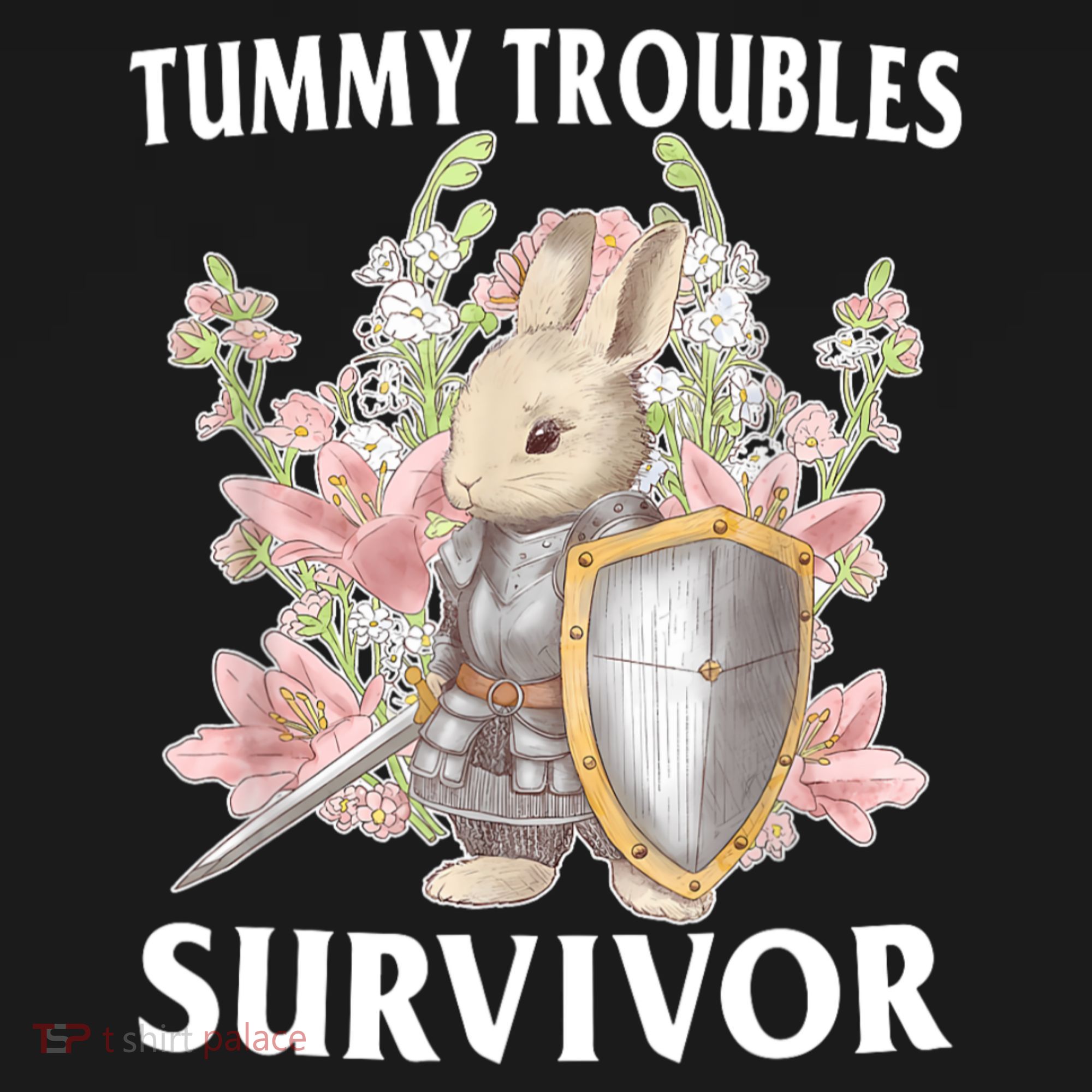 Tummy Troubles Survivor Funny Sarcastic Ibs Humor Statement T-Shirt