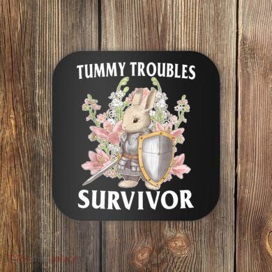 Tummy Troubles Survivor Funny Sarcastic Ibs Humor Statement Coaster