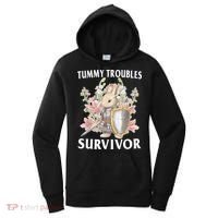Tummy Troubles Survivor Funny Sarcastic Ibs Humor Statement Women's Hoodie thumb 0