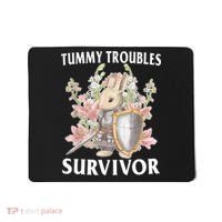 Tummy Troubles Survivor Funny Sarcastic Ibs Humor Statement Mousepad thumb 0