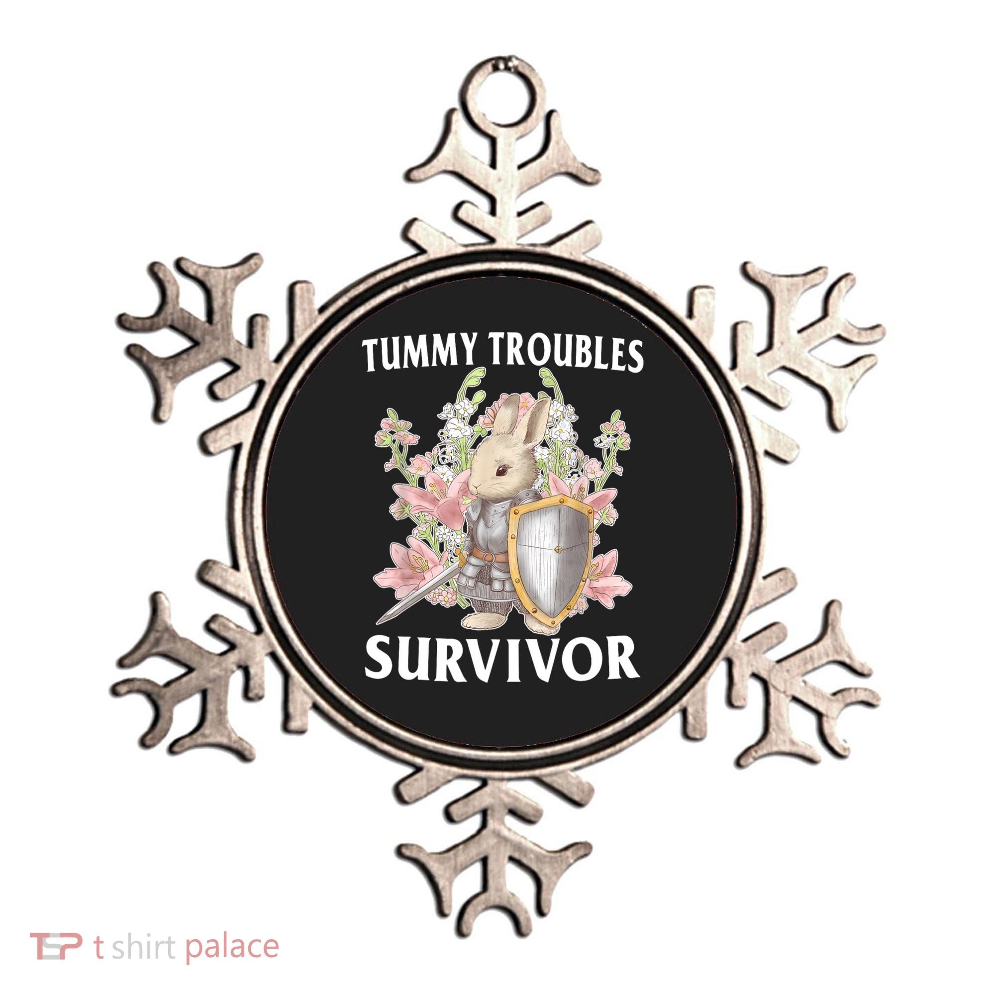 Tummy Troubles Survivor Funny Sarcastic Ibs Humor Statement Ornament