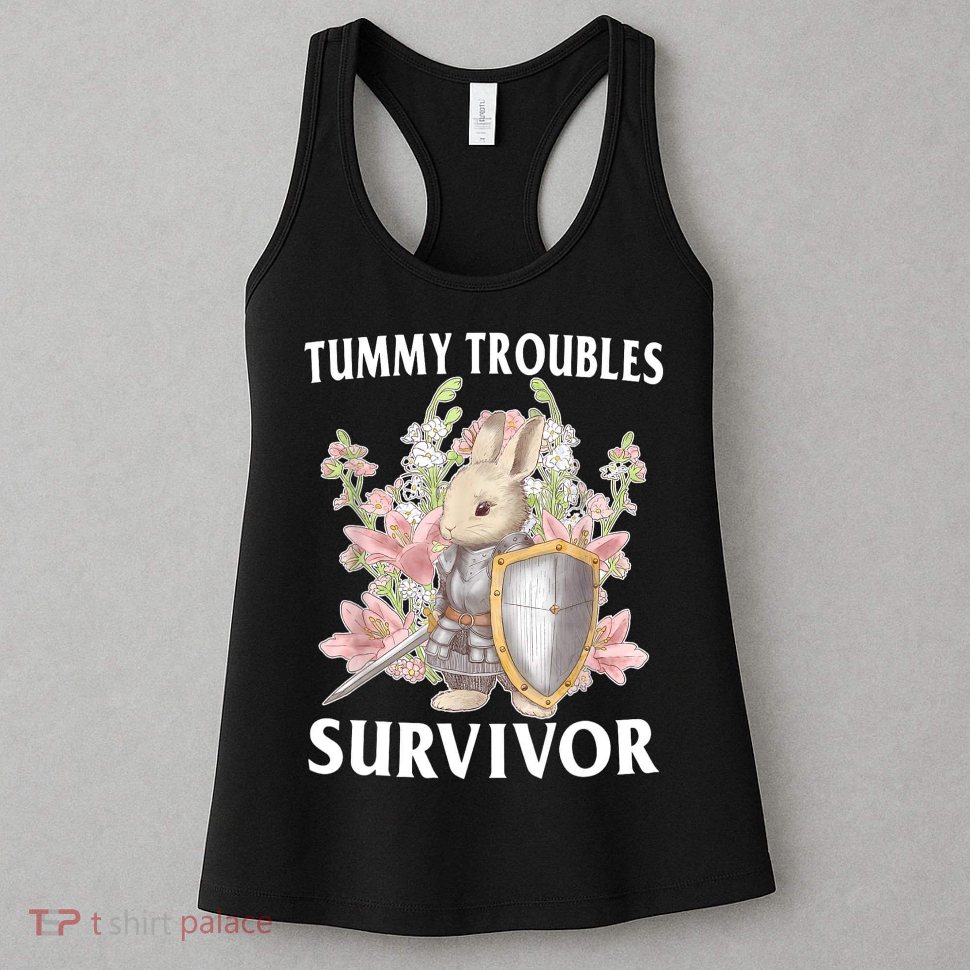 Tummy Troubles Survivor Funny Sarcastic Ibs Humor Statement Women's Tank Top