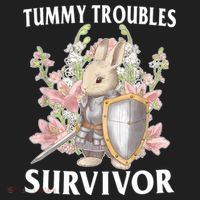 Tummy Troubles Survivor Funny Sarcastic Ibs Humor Statement Hat thumb 2