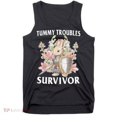 Tummy Troubles Survivor Funny Sarcastic Ibs Humor Statement Tank Top