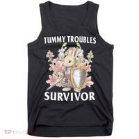 Tummy Troubles Survivor Funny Sarcastic Ibs Humor Statement Tank Top thumb 0