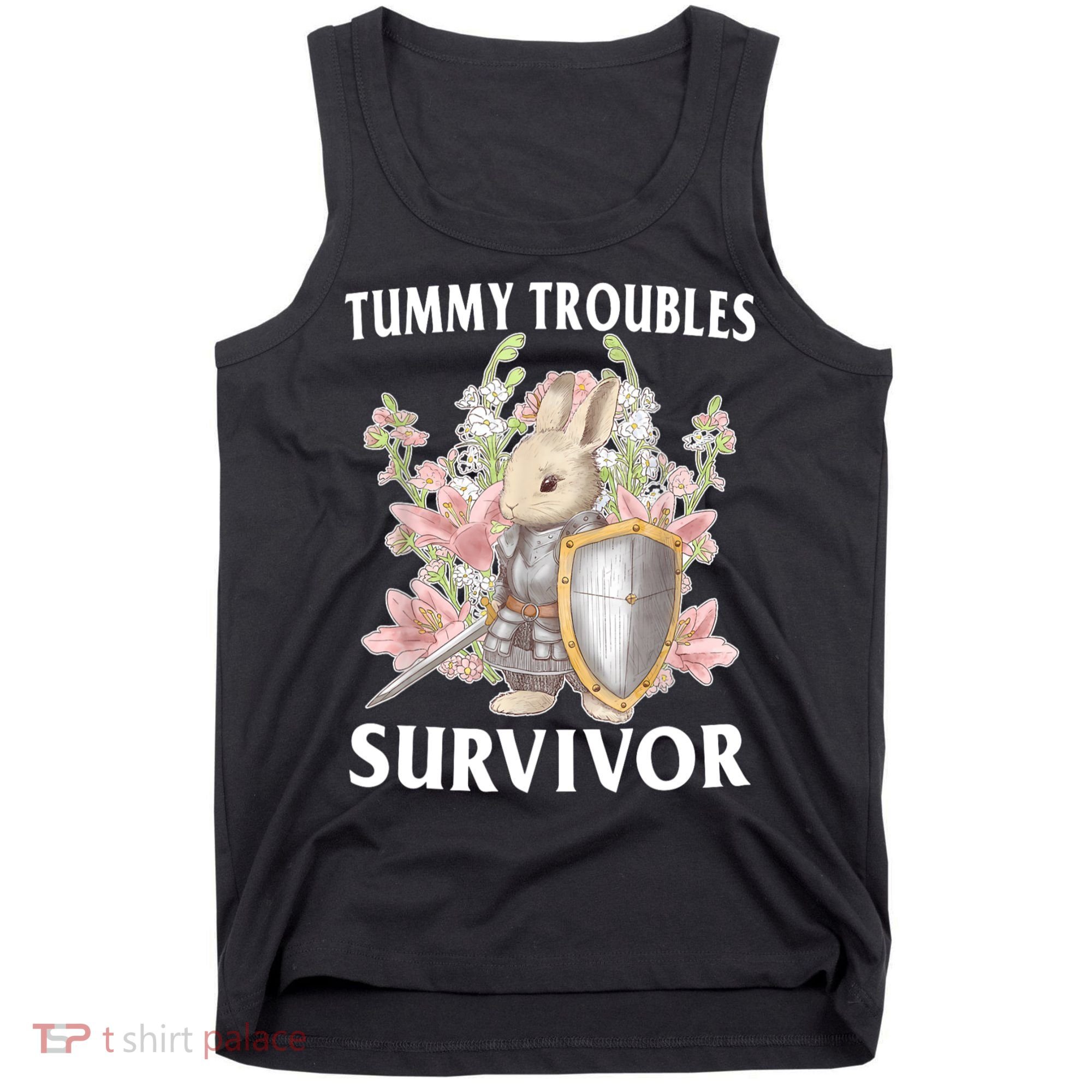 Tummy Troubles Survivor Funny Sarcastic Ibs Humor Statement Tank Top