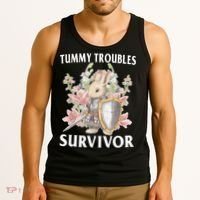 Tummy Troubles Survivor Funny Sarcastic Ibs Humor Statement Tank Top thumb 3