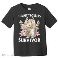 Tummy Troubles Survivor Funny Sarcastic Ibs Humor Statement Toddler T-Shirt thumb 0