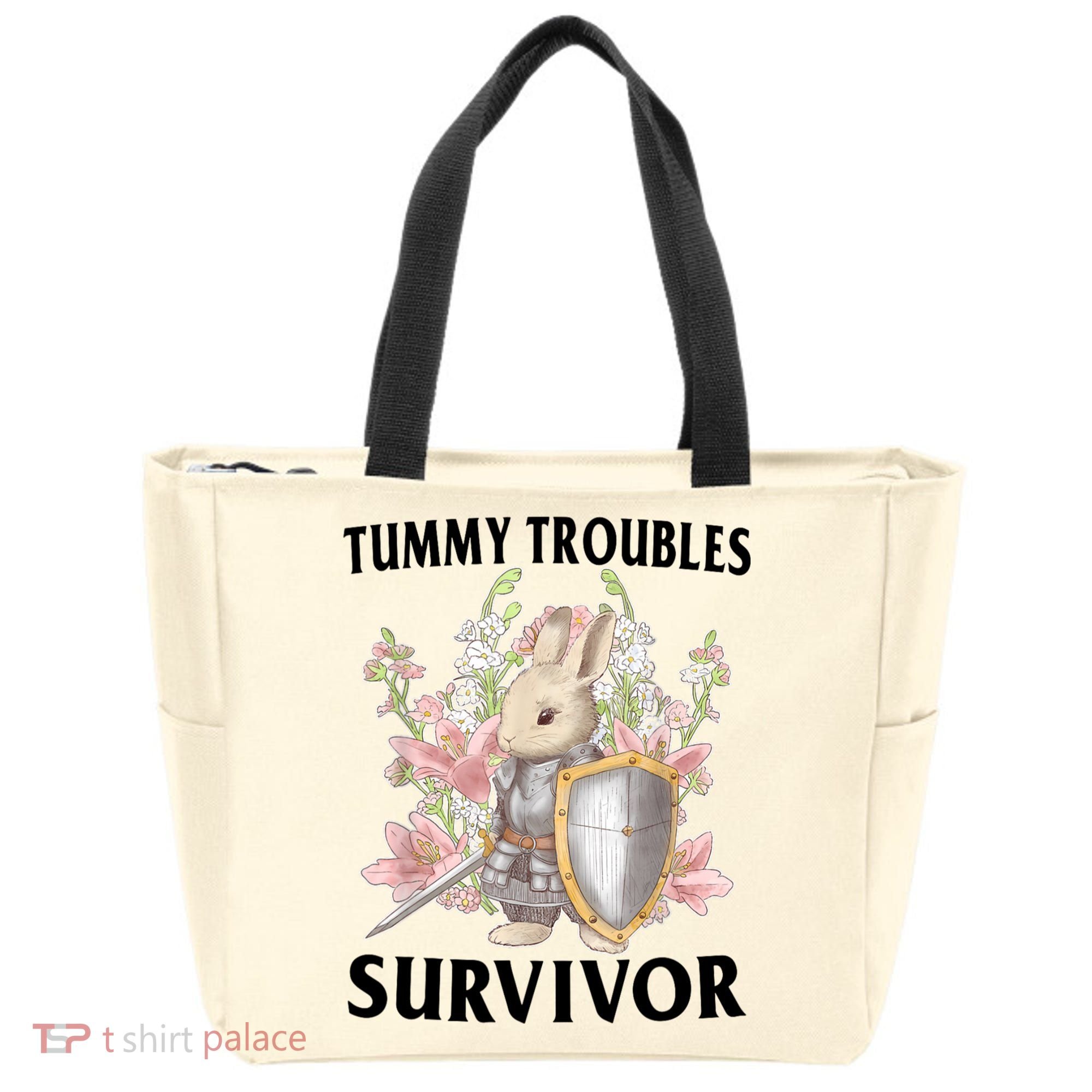 Tummy Troubles Survivor Funny Sarcastic Ibs Humor Statement Tote Bag