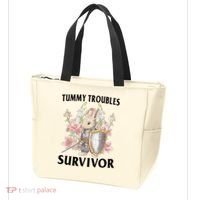 Tummy Troubles Survivor Funny Sarcastic Ibs Humor Statement Tote Bag thumb 3