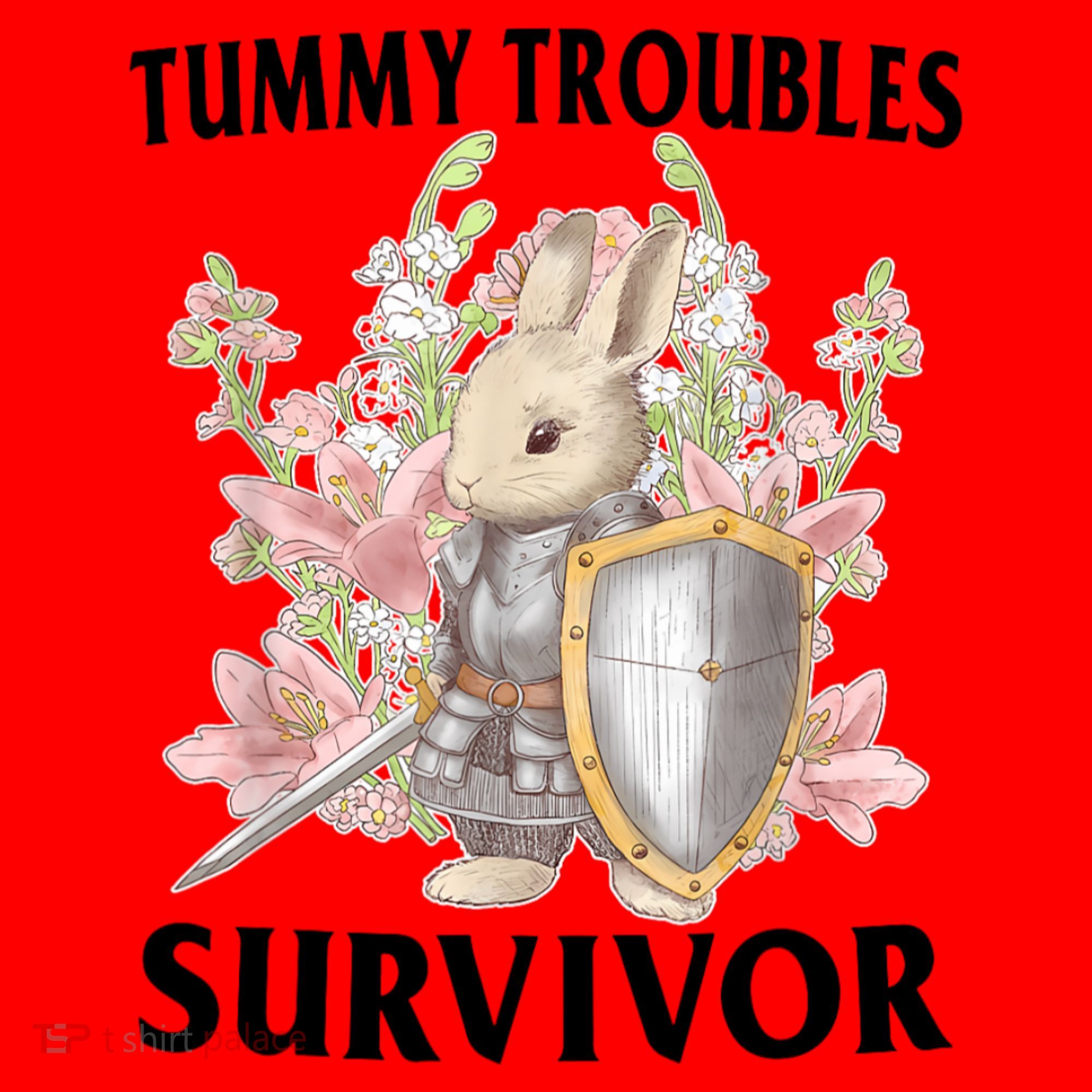 Tummy Troubles Survivor Funny Sarcastic Ibs Humor Statement Santa Hat
