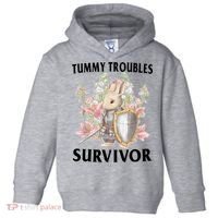 Tummy Troubles Survivor Funny Sarcastic Ibs Humor Statement Toddler Hoodie thumb 0