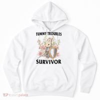 Tummy Troubles Survivor Funny Sarcastic Ibs Humor Statement Hoodie thumb 0