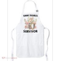 Tummy Troubles Survivor Funny Sarcastic Ibs Humor Statement Apron thumb 0
