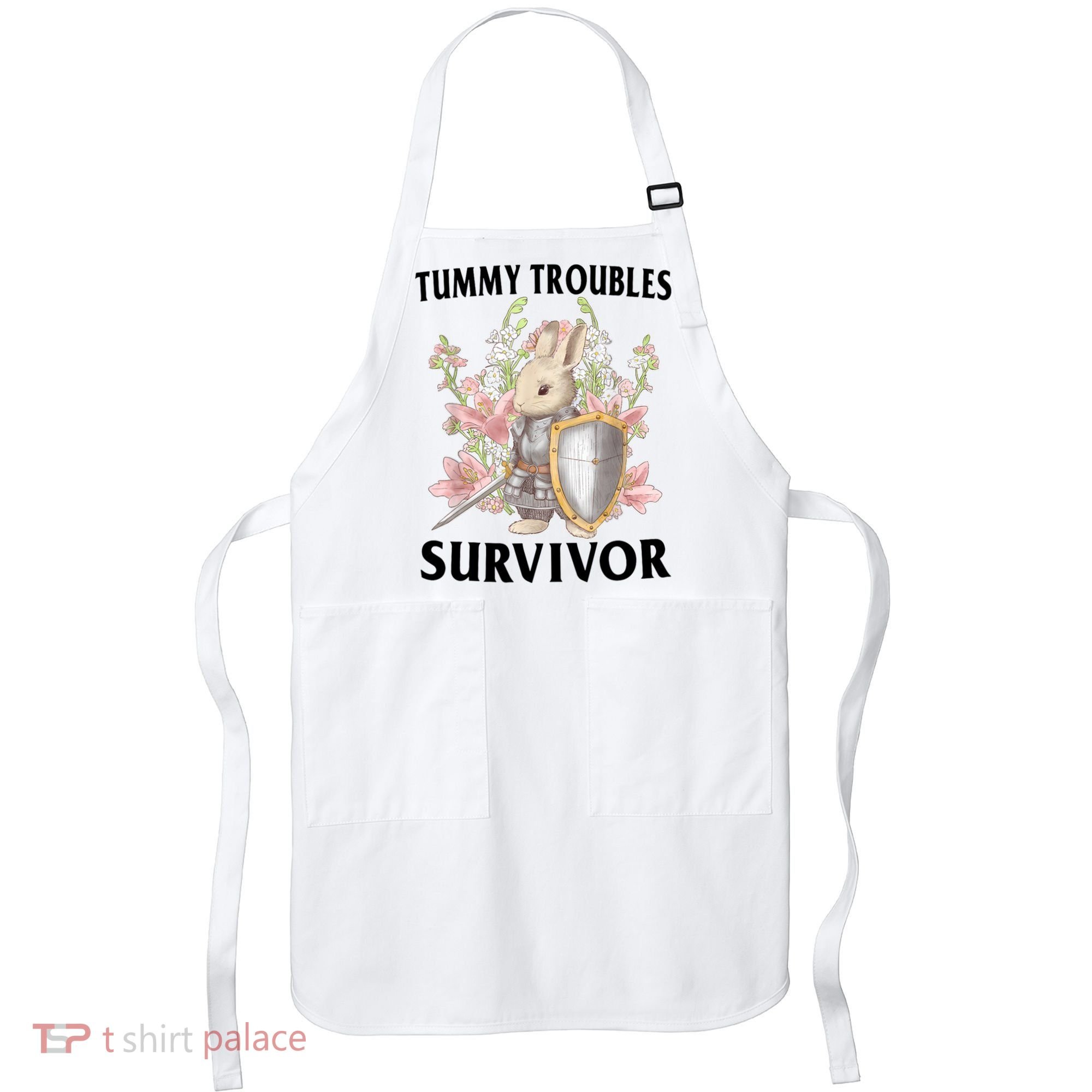 Tummy Troubles Survivor Funny Sarcastic Ibs Humor Statement Apron
