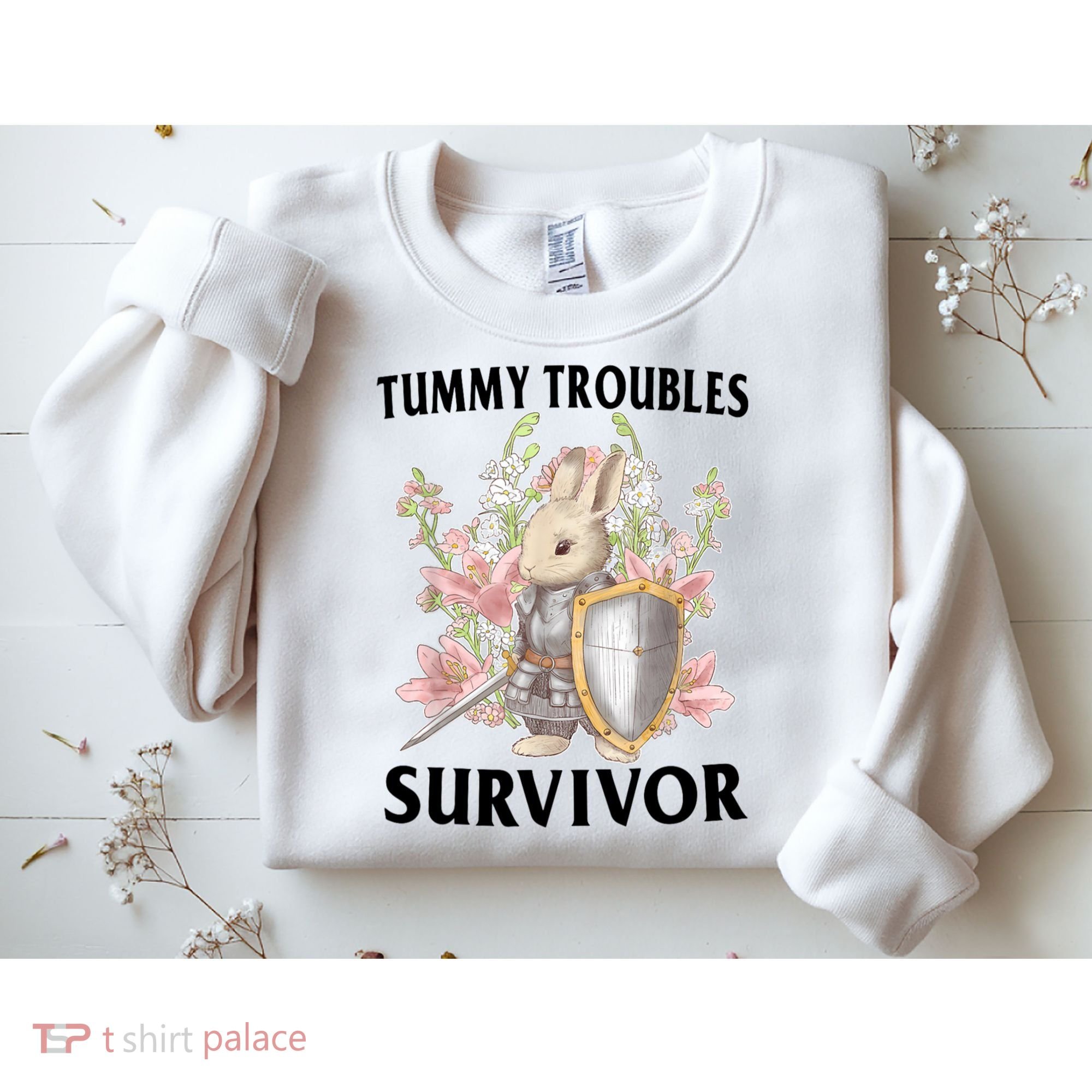 Tummy Troubles Survivor Funny Sarcastic Ibs Humor Statement Sweatshirt