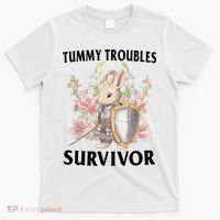 Tummy Troubles Survivor Funny Sarcastic Ibs Humor Statement T-Shirt thumb 0