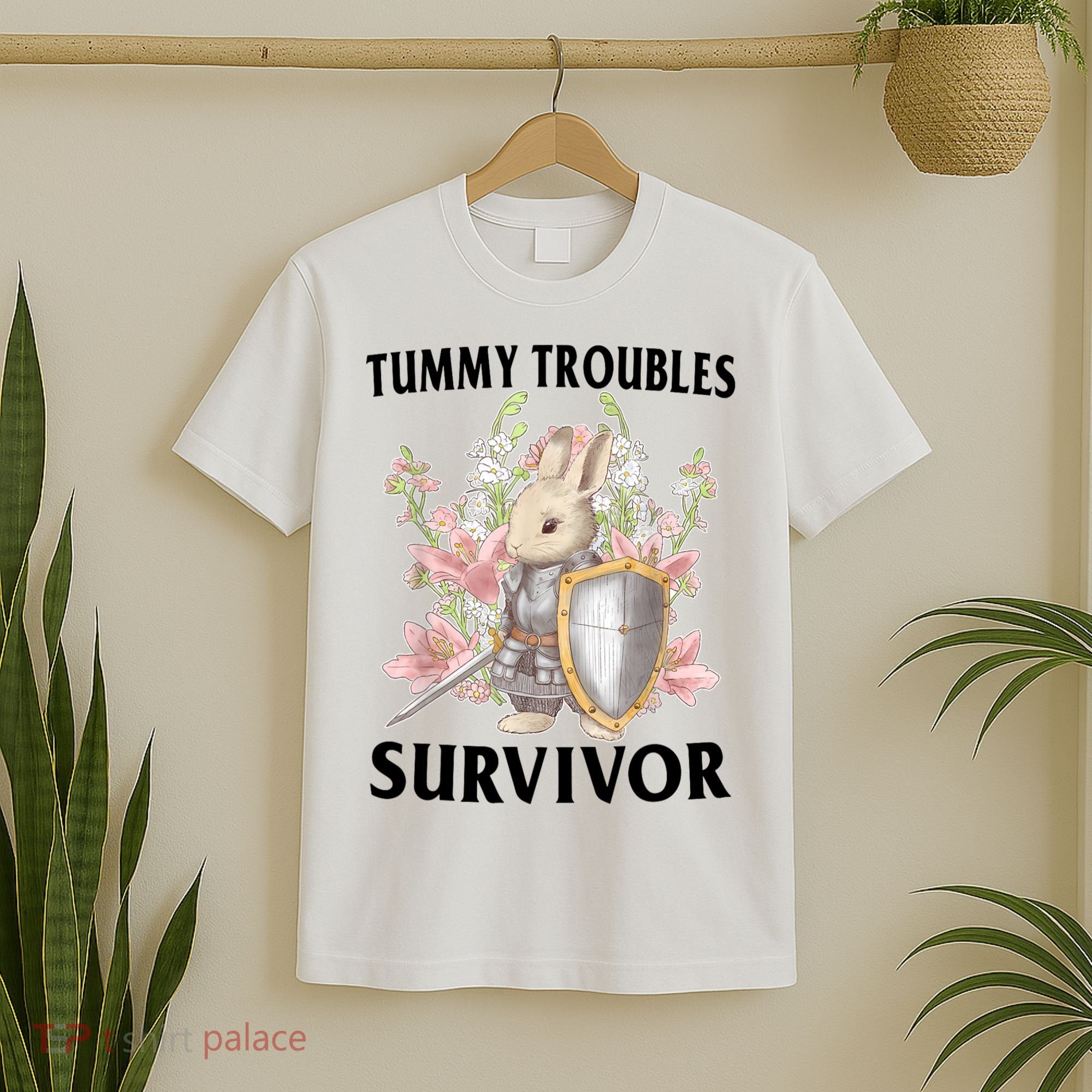 Tummy Troubles Survivor Funny Sarcastic Ibs Humor Statement T-Shirt