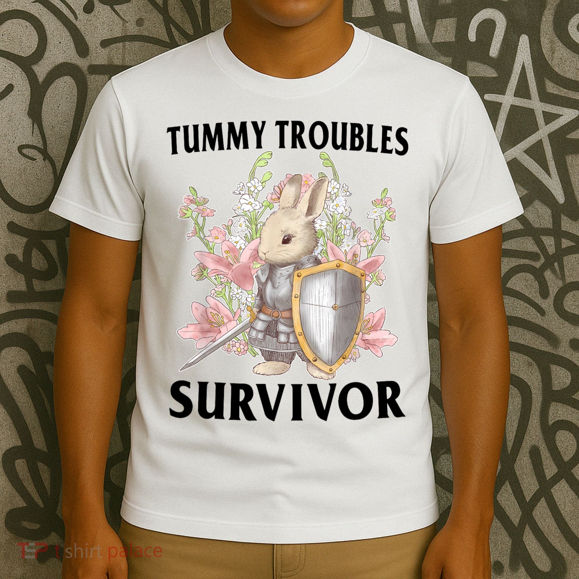 Tummy Troubles Survivor Funny Sarcastic Ibs Humor Statement T-Shirt