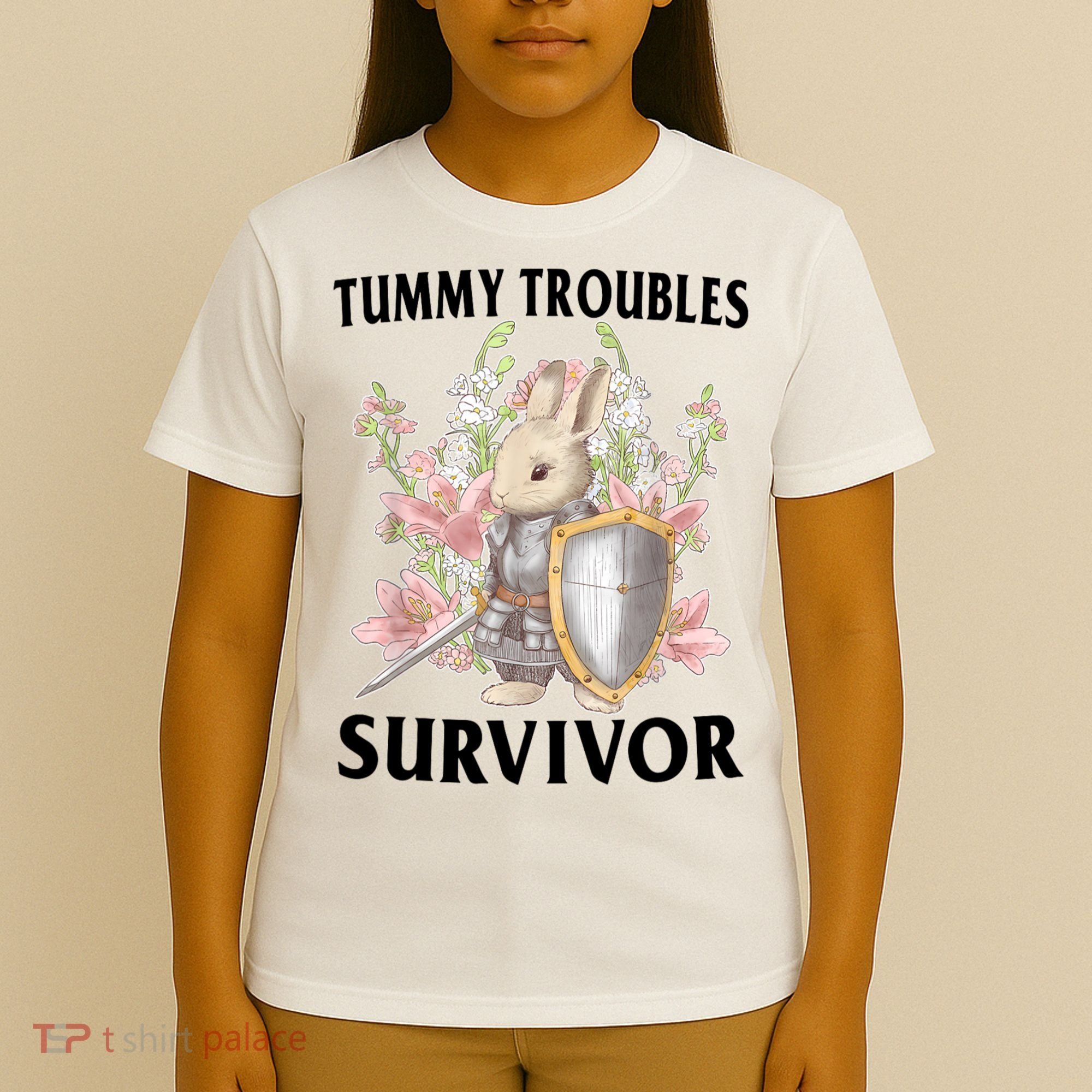 Tummy Troubles Survivor Funny Sarcastic Ibs Humor Statement T-Shirt