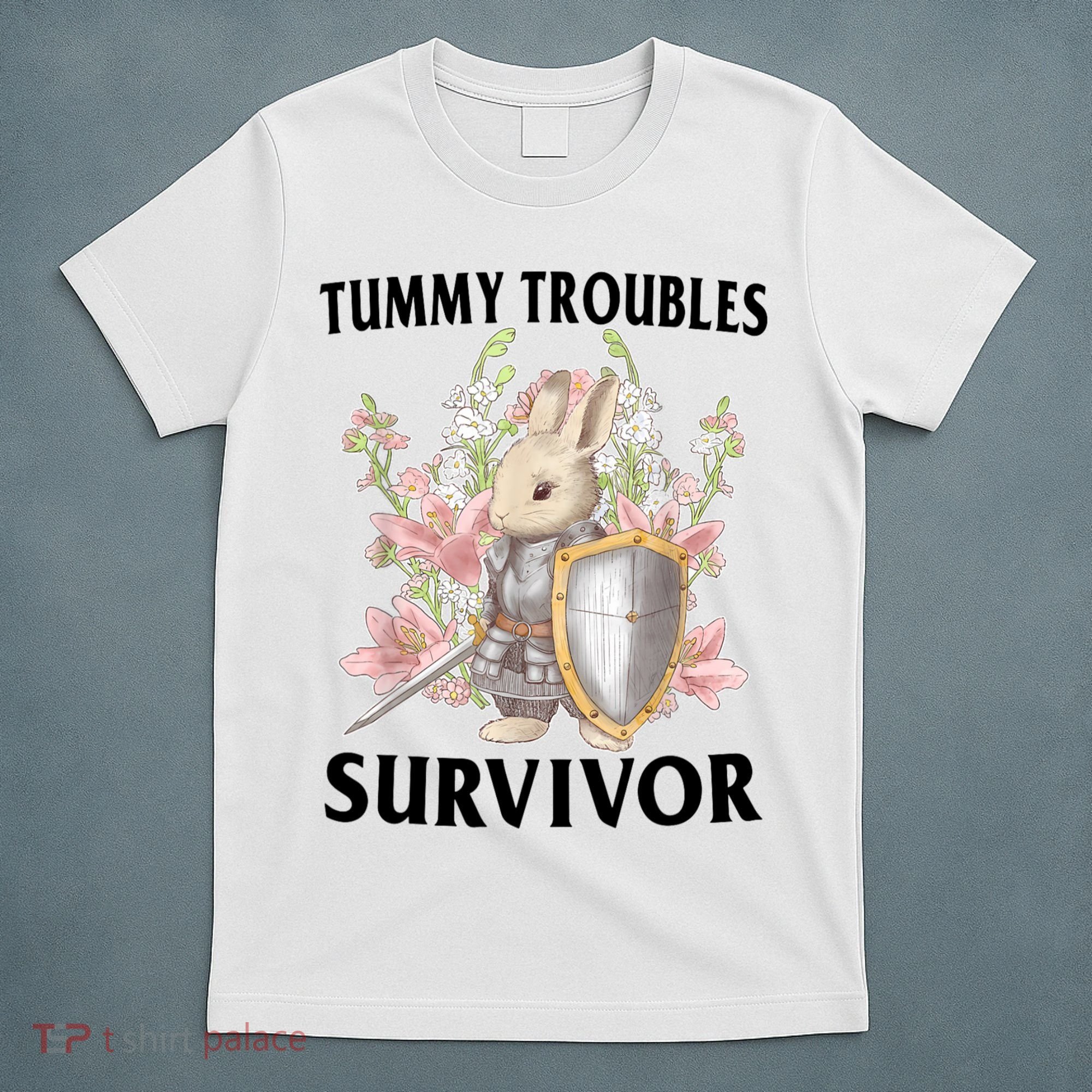 Tummy Troubles Survivor Funny Sarcastic Ibs Humor Statement T-Shirt