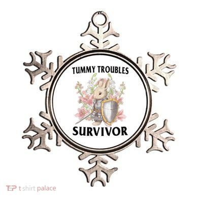 Tummy Troubles Survivor Funny Sarcastic Ibs Humor Statement Ornament