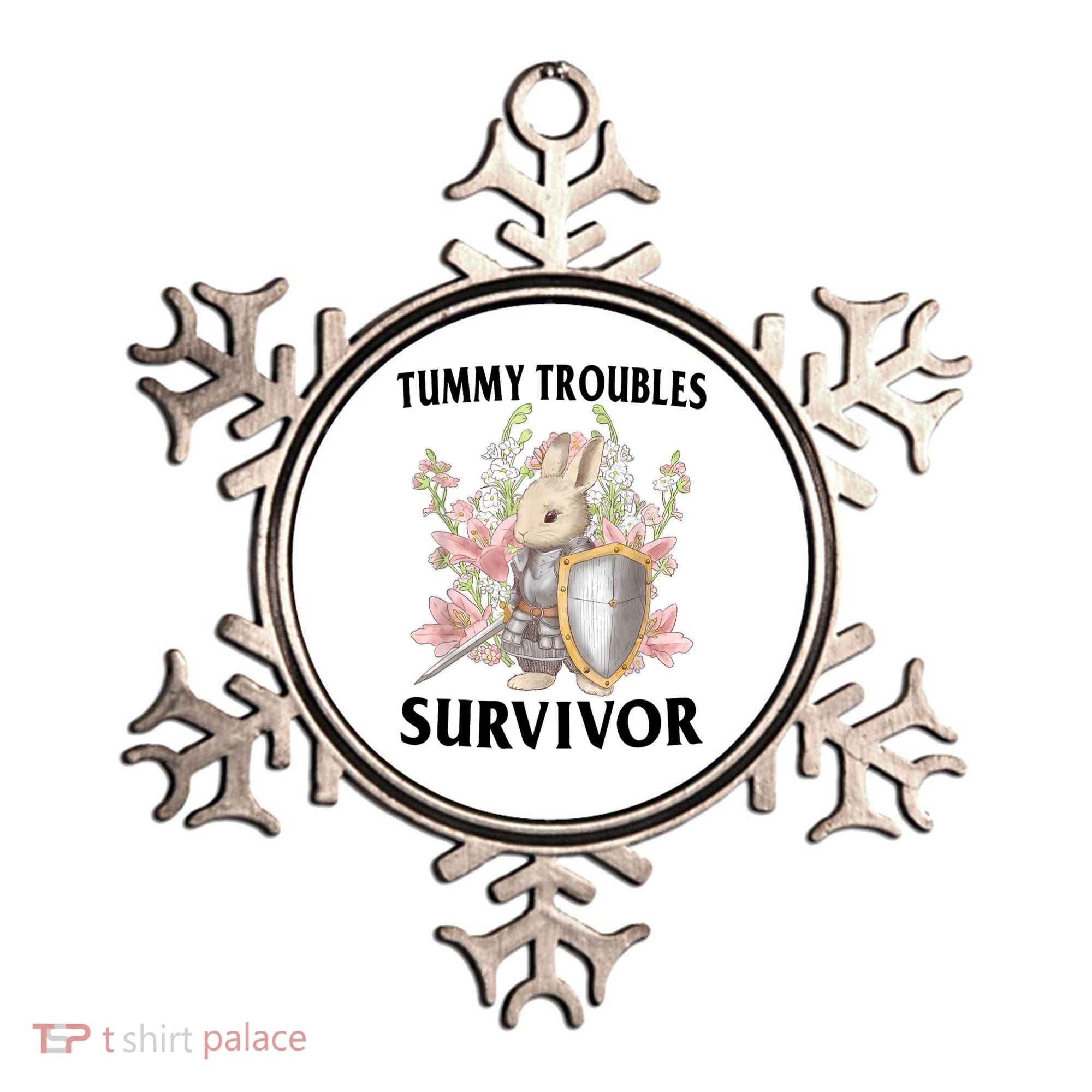 Tummy Troubles Survivor Funny Sarcastic Ibs Humor Statement Ornament