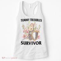 Tummy Troubles Survivor Funny Sarcastic Ibs Humor Statement Women's Tank Top thumb 0