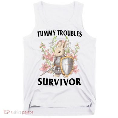 Tummy Troubles Survivor Funny Sarcastic Ibs Humor Statement Tank Top