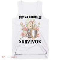 Tummy Troubles Survivor Funny Sarcastic Ibs Humor Statement Tank Top thumb 0