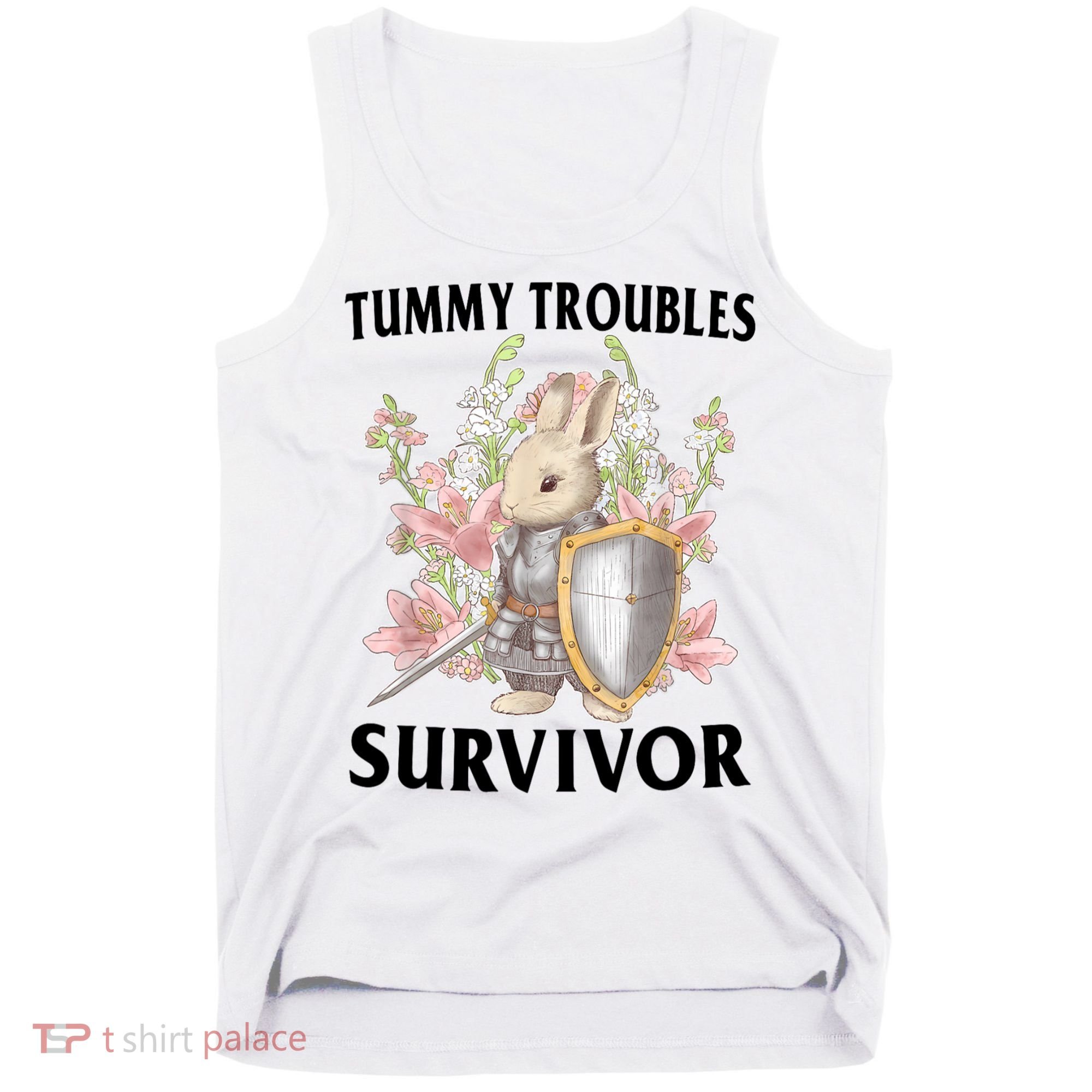 Tummy Troubles Survivor Funny Sarcastic Ibs Humor Statement Tank Top