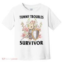 Tummy Troubles Survivor Funny Sarcastic Ibs Humor Statement Toddler T-Shirt thumb 0