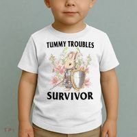Tummy Troubles Survivor Funny Sarcastic Ibs Humor Statement Toddler T-Shirt thumb 2