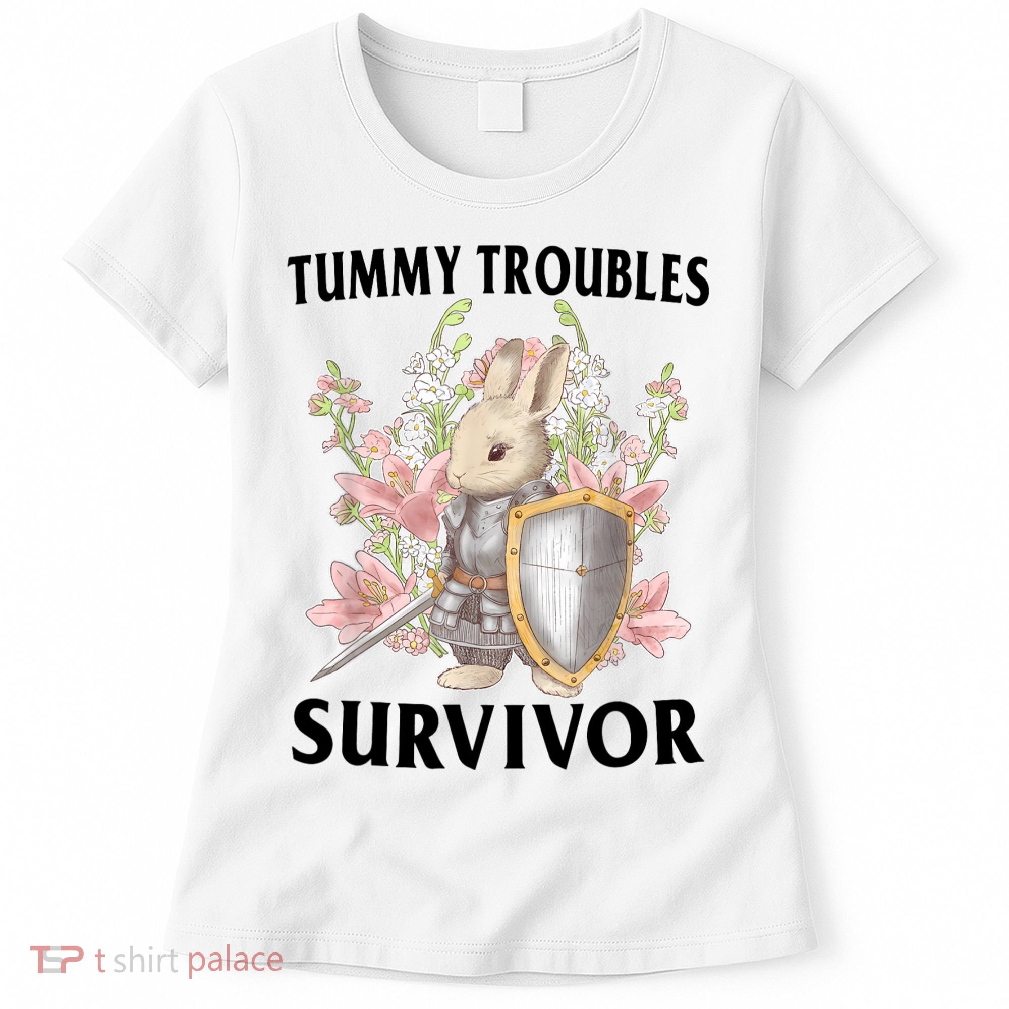Tummy Troubles Survivor Funny Sarcastic Ibs Humor Statement Women's T-Shirt