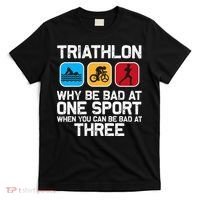 Triathlon Triathlete Swim Bike Run Sport T-Shirt thumb 0