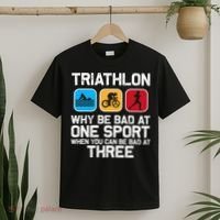 Triathlon Triathlete Swim Bike Run Sport T-Shirt thumb 2