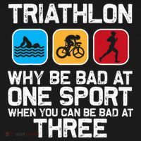 Triathlon Triathlete Swim Bike Run Sport Women's Hoodie thumb 2