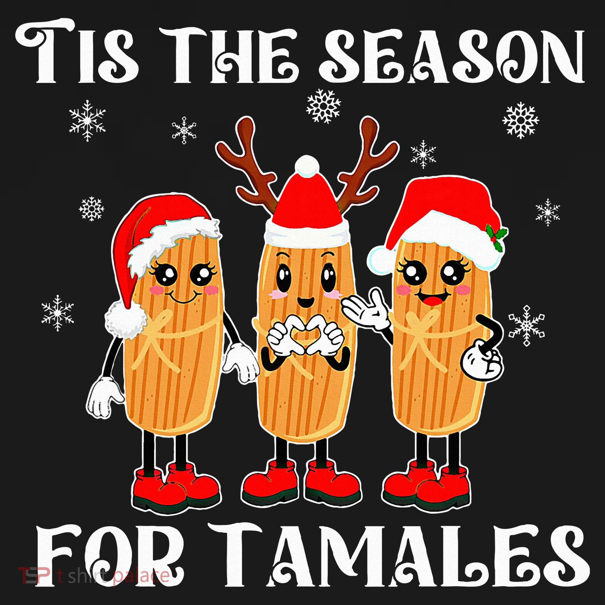 Tis The Season For Tamales Squad Costume Mexican Christmas  Women's Hoodie