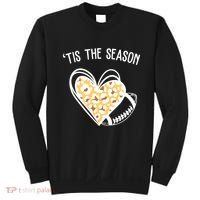 Tis The Season Football Leopard Heart Sweatshirt thumb 0