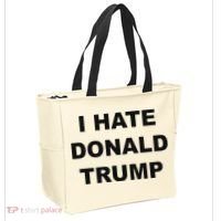 Top That Says I Hate Donald Trump Anti Trump Sucks Tote Bag thumb 2