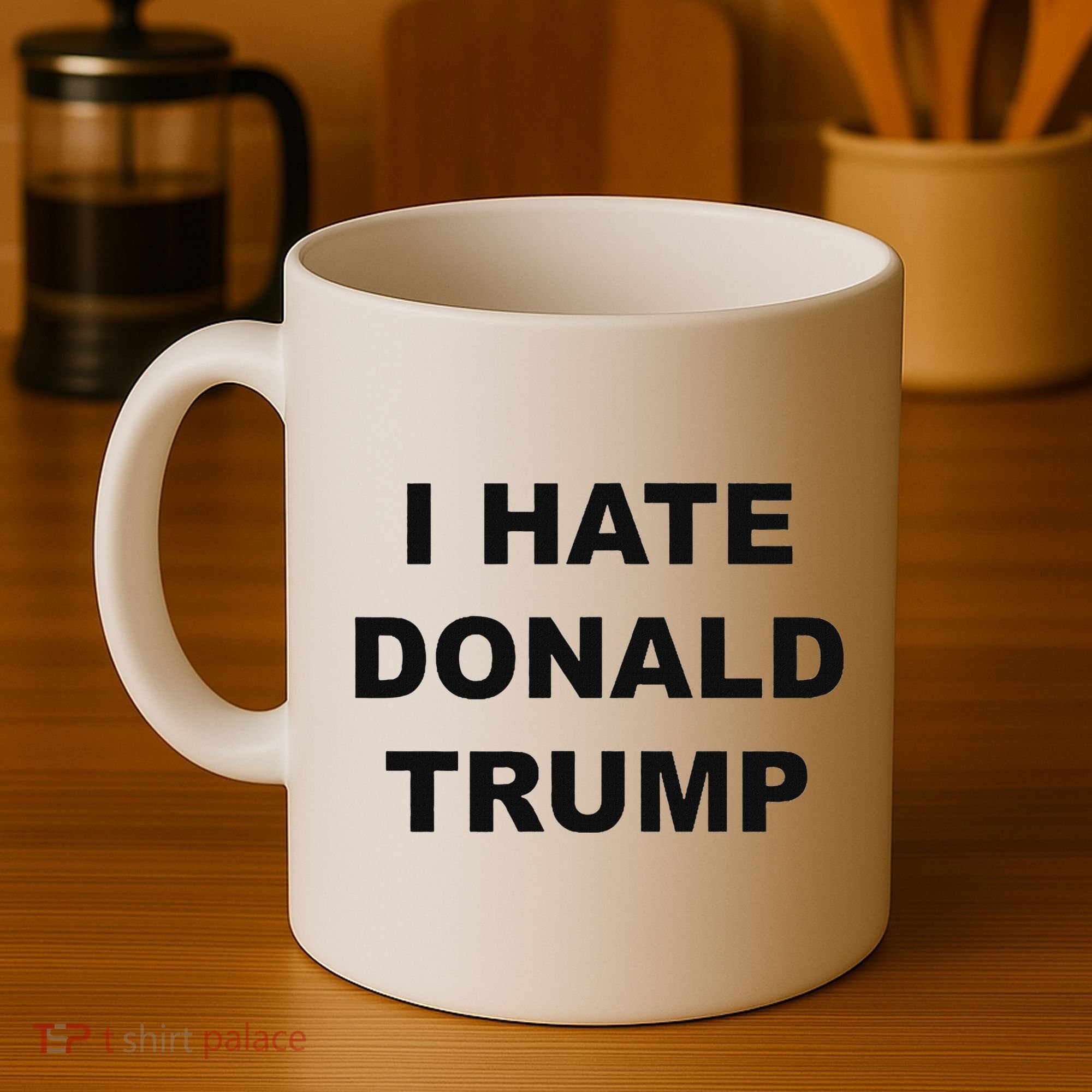 Top That Says I Hate Donald Trump Anti Trump Sucks Coffee Mug