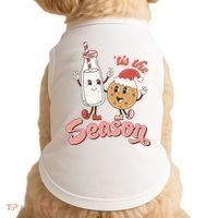 Tis The Season Christmas Santa Cookie Doggie Tank thumb 0