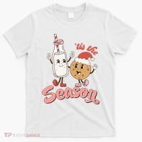 Tis The Season Christmas Santa Cookie T-Shirt thumb 0