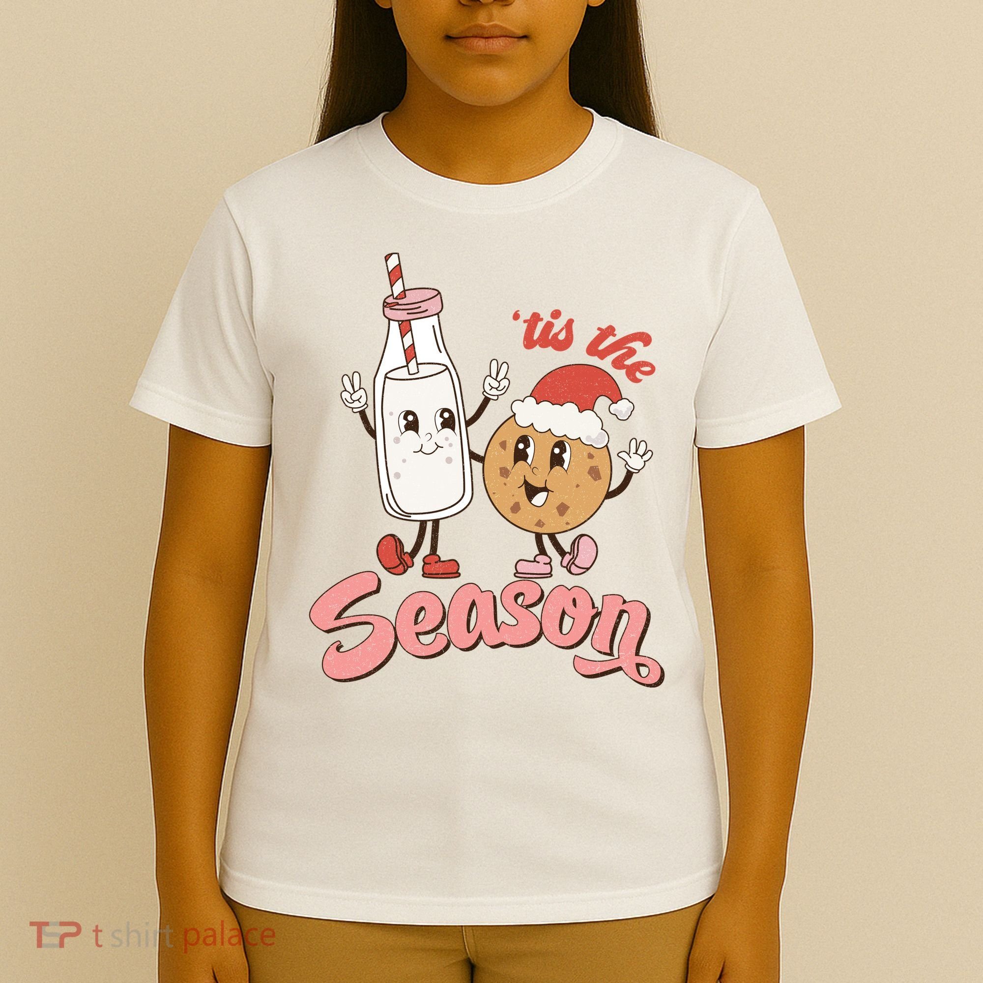 Tis The Season Christmas Santa Cookie T-Shirt