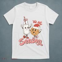 Tis The Season Christmas Santa Cookie T-Shirt thumb 5