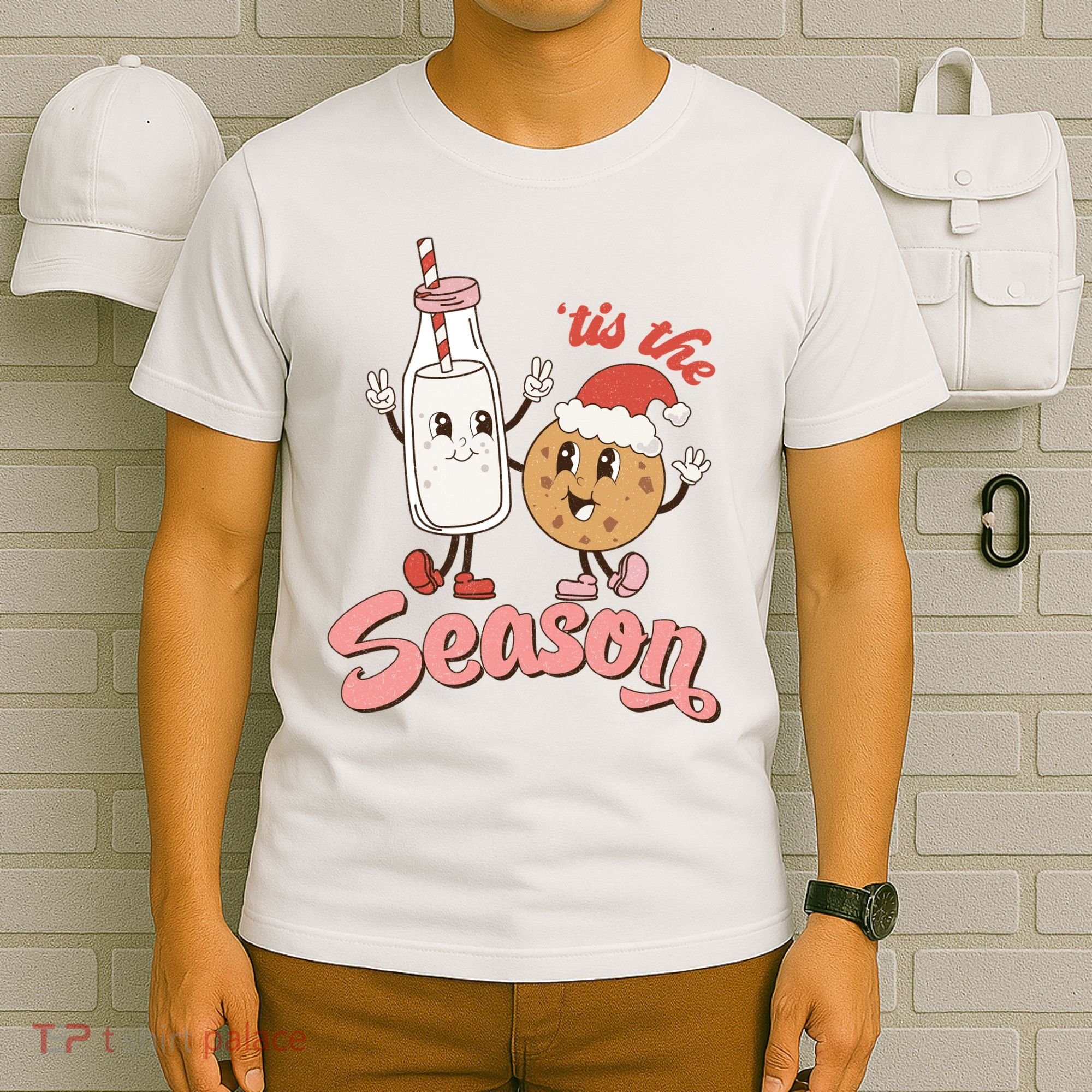 Tis The Season Christmas Santa Cookie T-Shirt