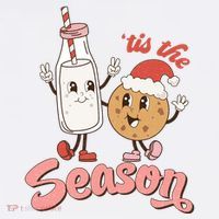 Tis The Season Christmas Santa Cookie T-Shirt thumb 7