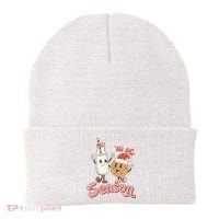 Tis The Season Christmas Santa Cookie Beanie thumb 0