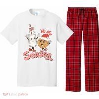 Tis The Season Christmas Santa Cookie Pajama Set thumb 0